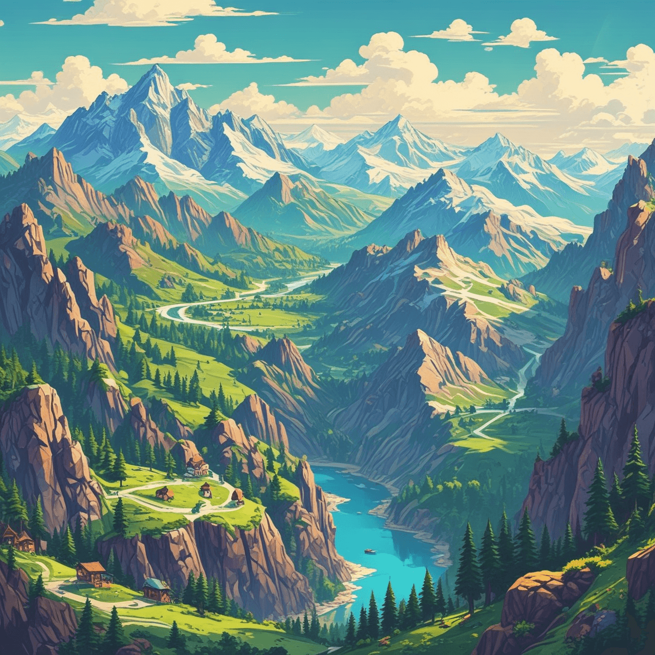 Alps Adventure Quiz game banner