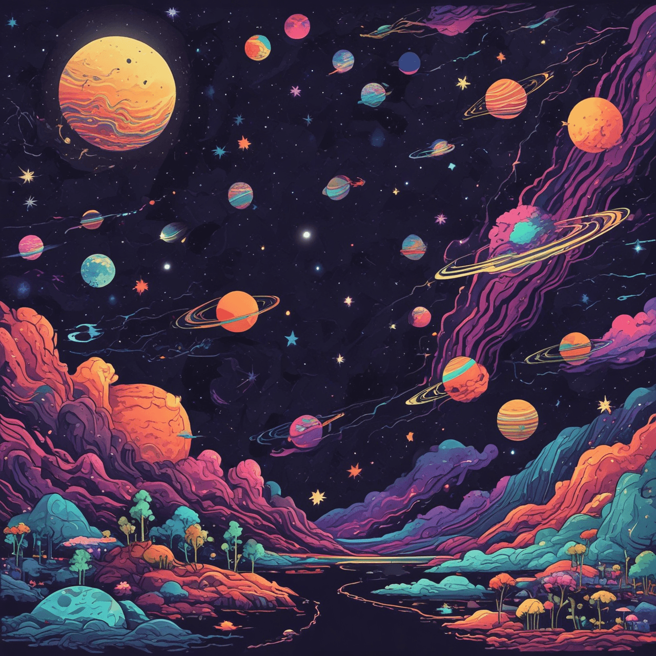 Planetary Axis Run: Alien Invasion game banner