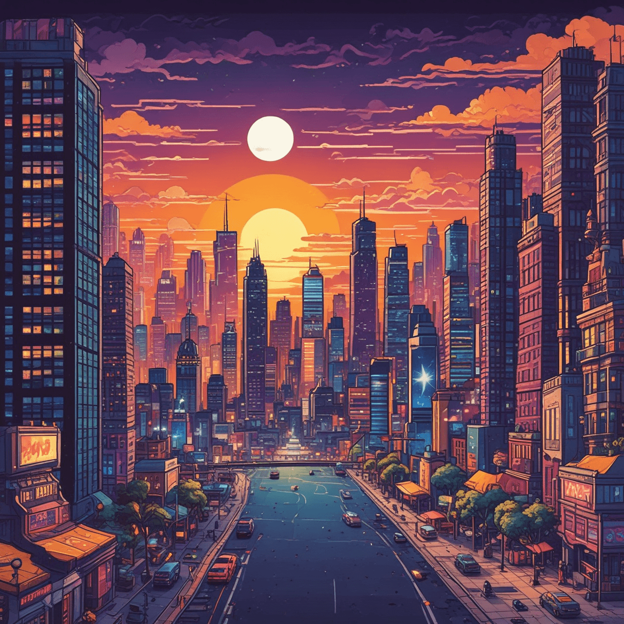 Bieg przez Pory Dnia game banner