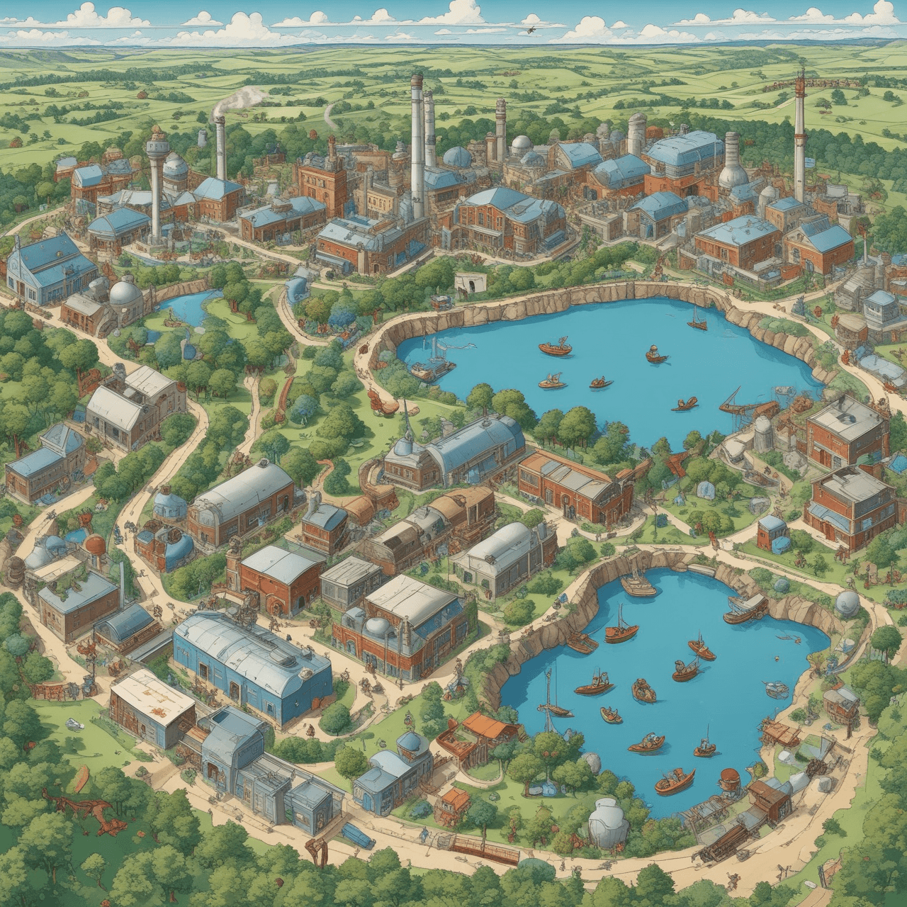 Industrial Zoo Bridge game banner