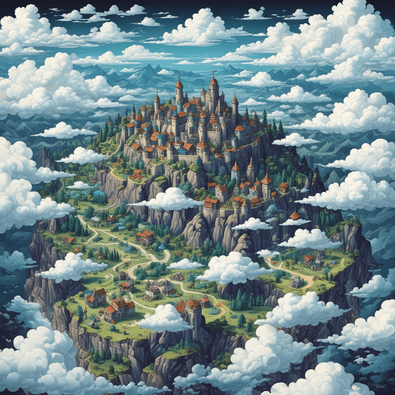 Feudal Cloud Kingdom game banner