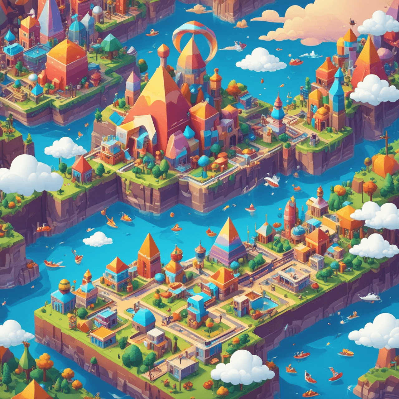 Jetpack Geometry Adventure game banner