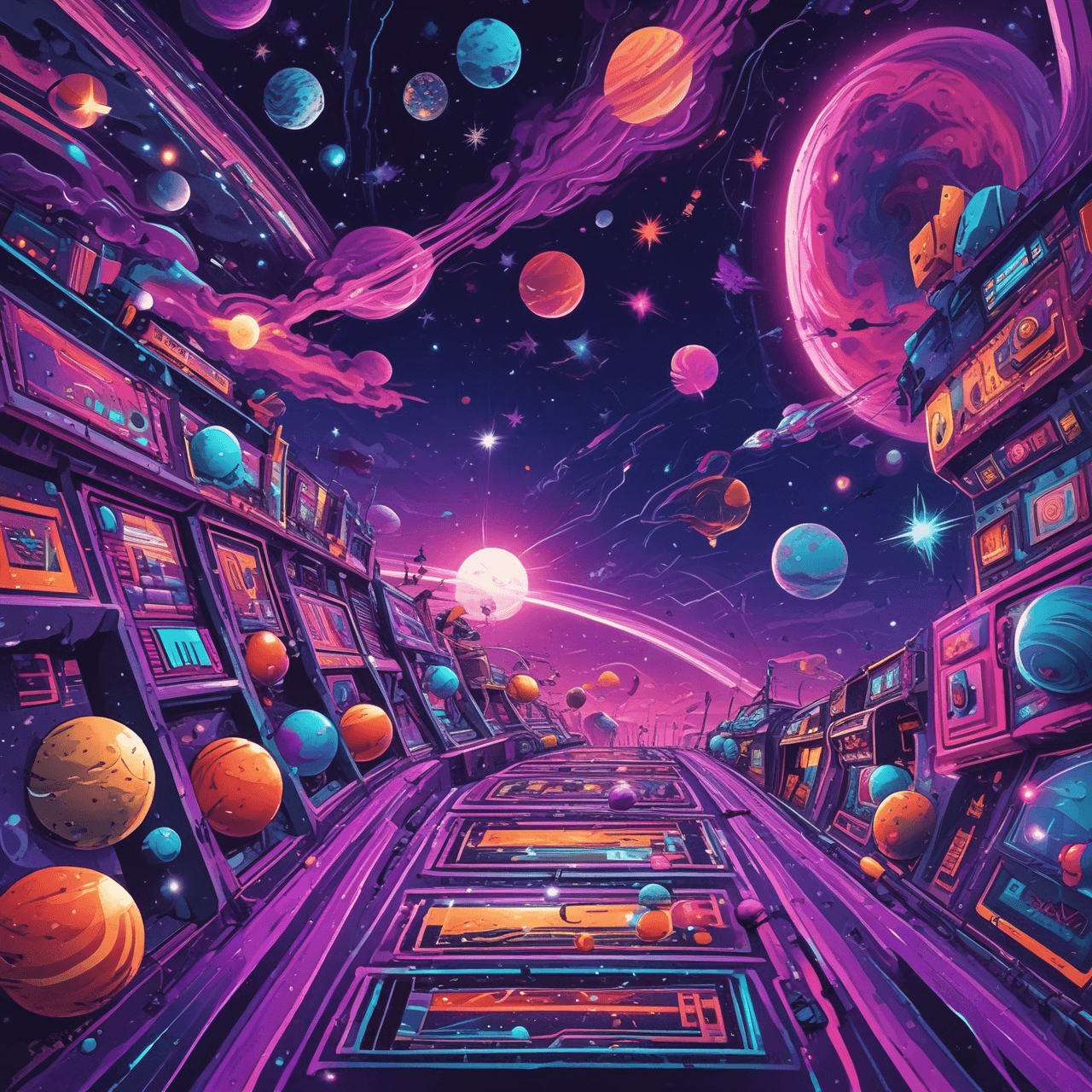 Cosmic Chase Quiz game banner