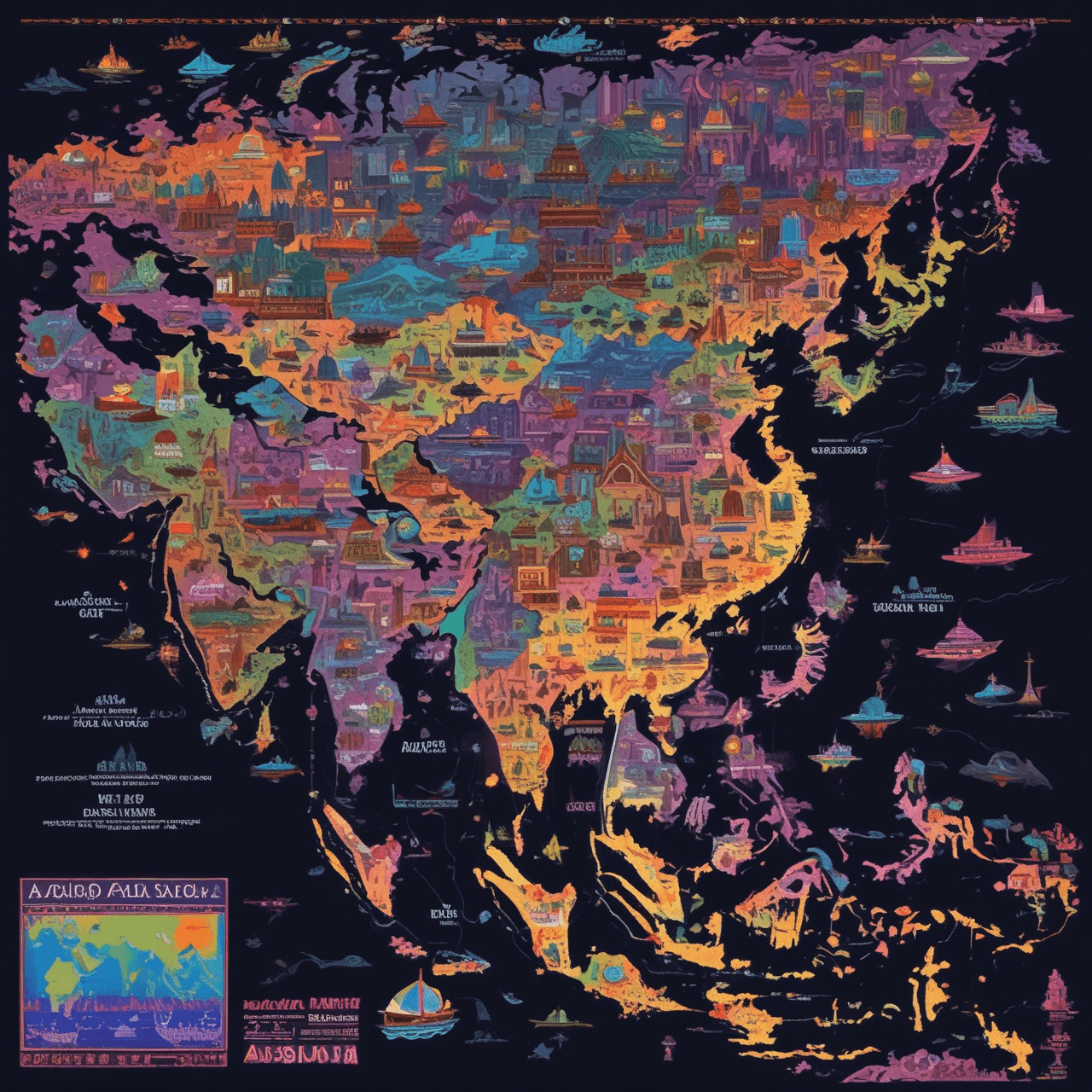 Desafío de Capitales Asiáticas game banner