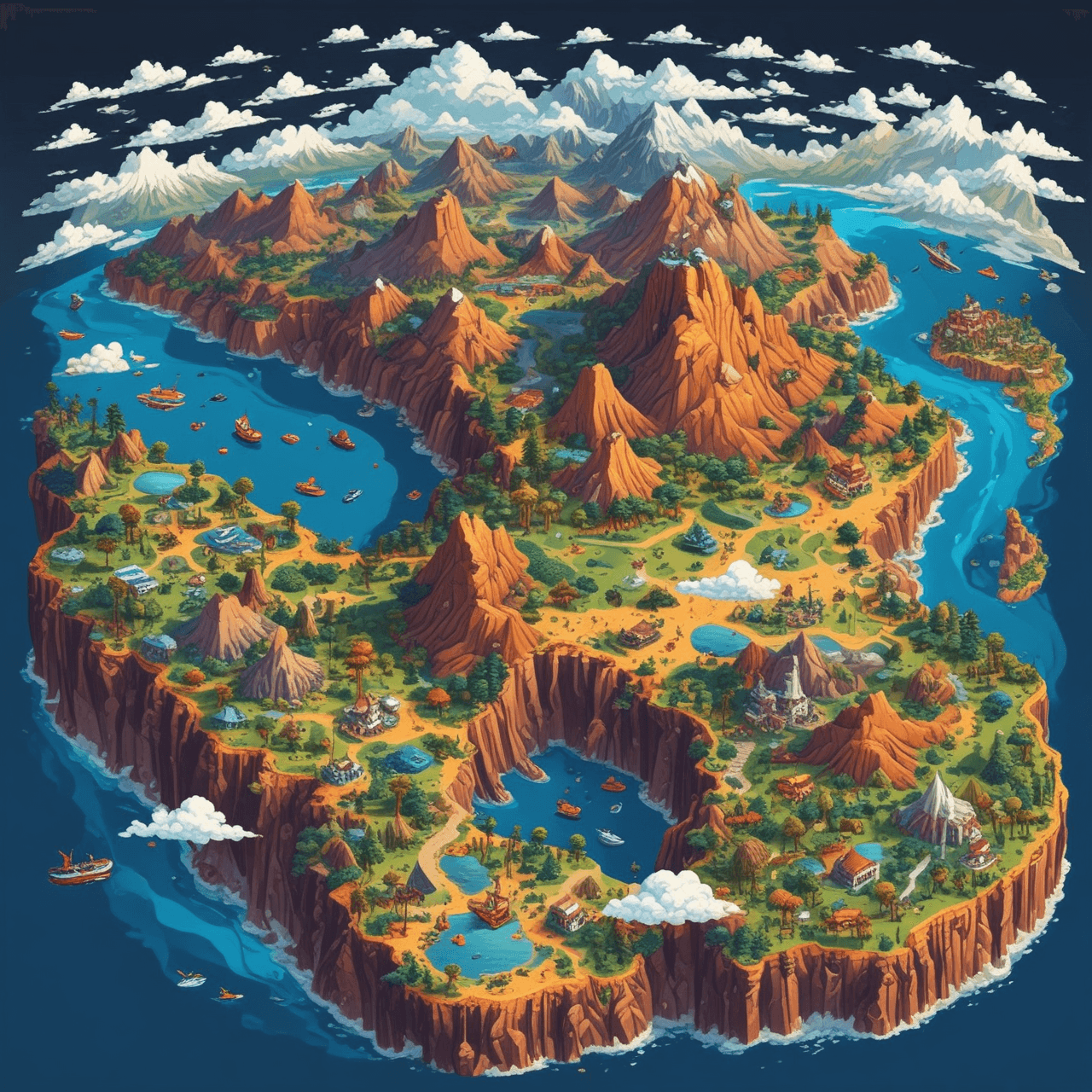 Most Kontynentów game banner