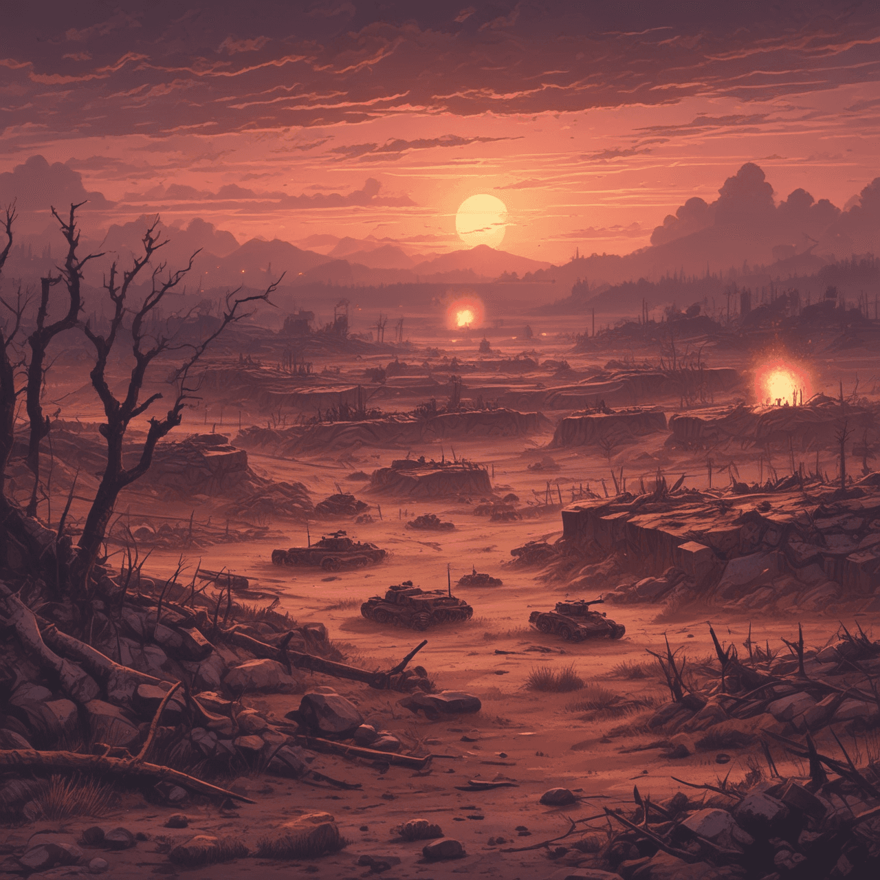 Trenches Run Quiz game banner