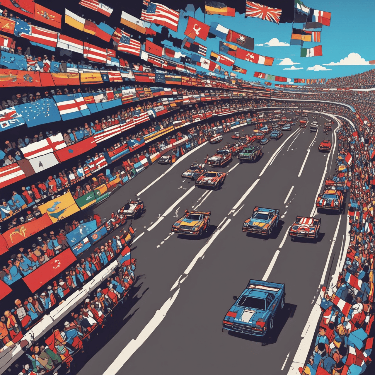 Flag Race game banner