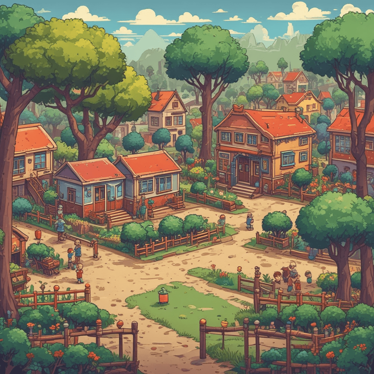 Schul-Sprung game banner