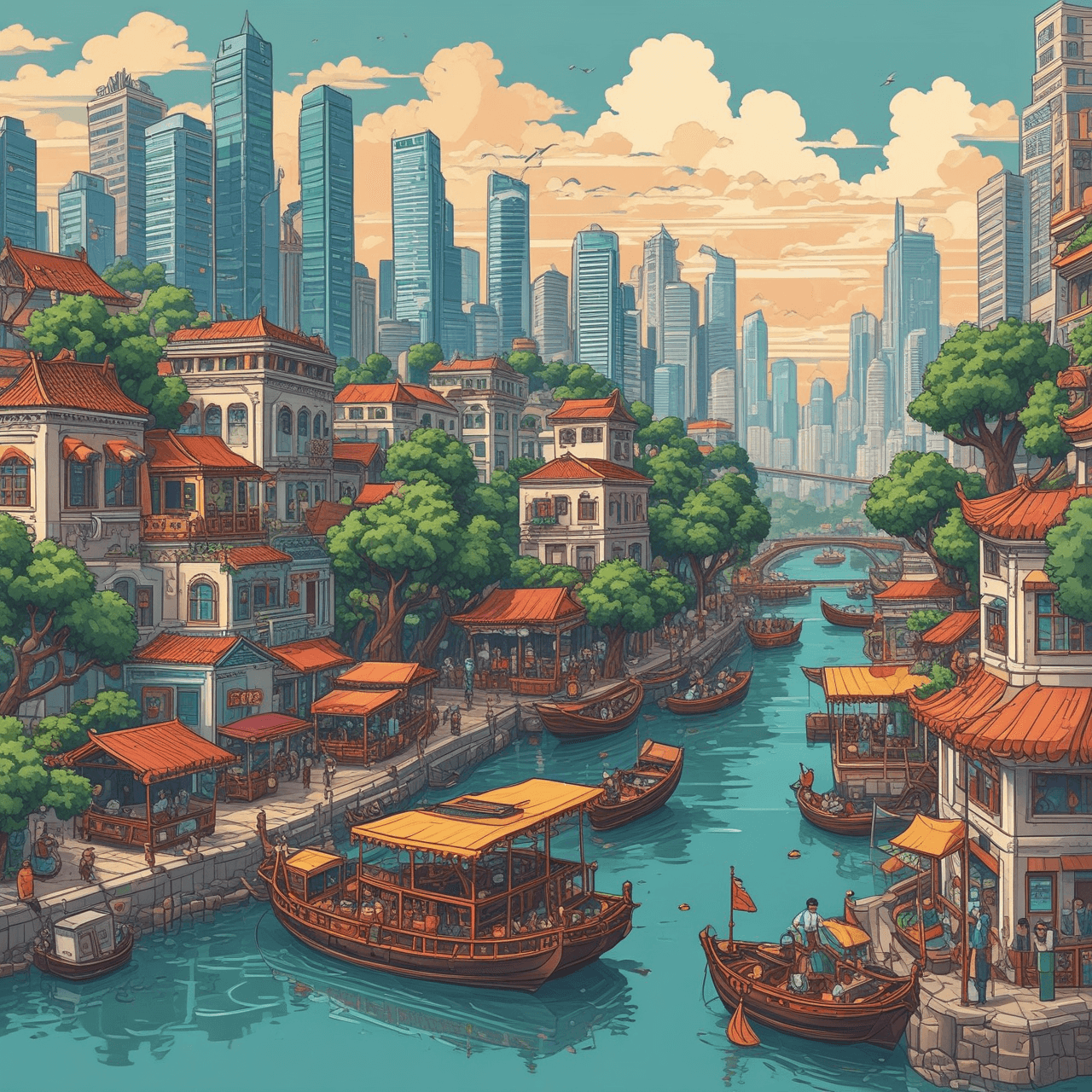 Singapore: The Lion City Race game banner