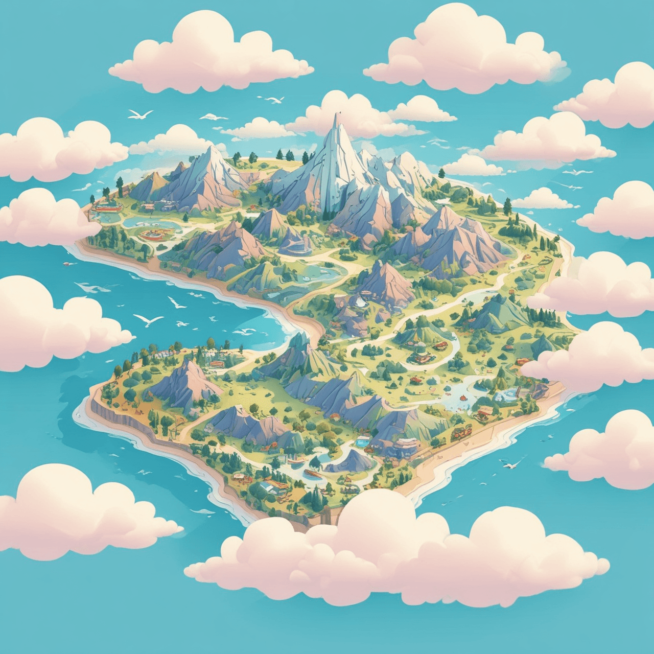 Quiz Ponte das Nuvens: Estados e Capitais do Brasil game banner