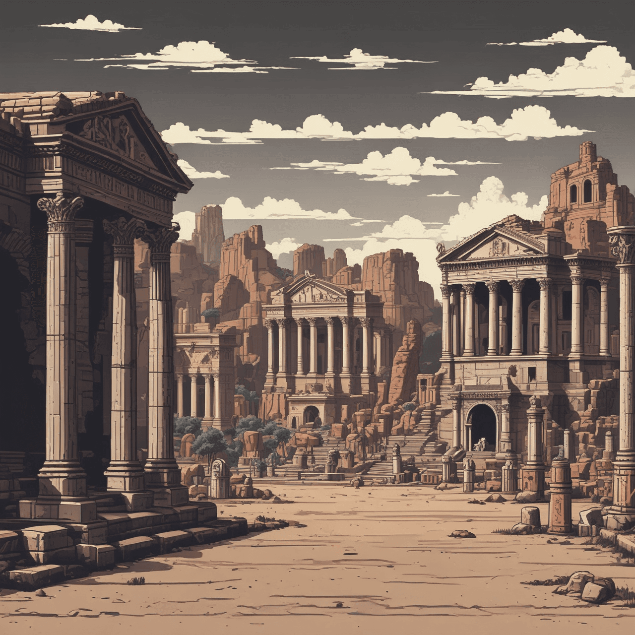 Roman Run Quiz game banner