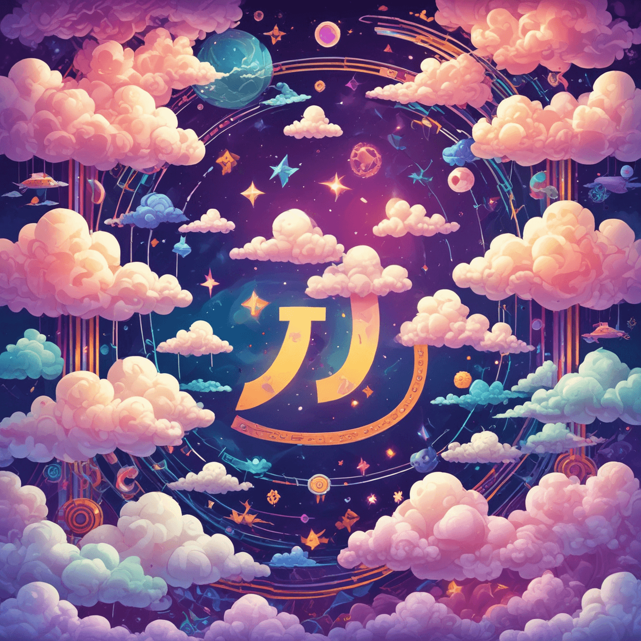 Math Cloud Bridge game banner