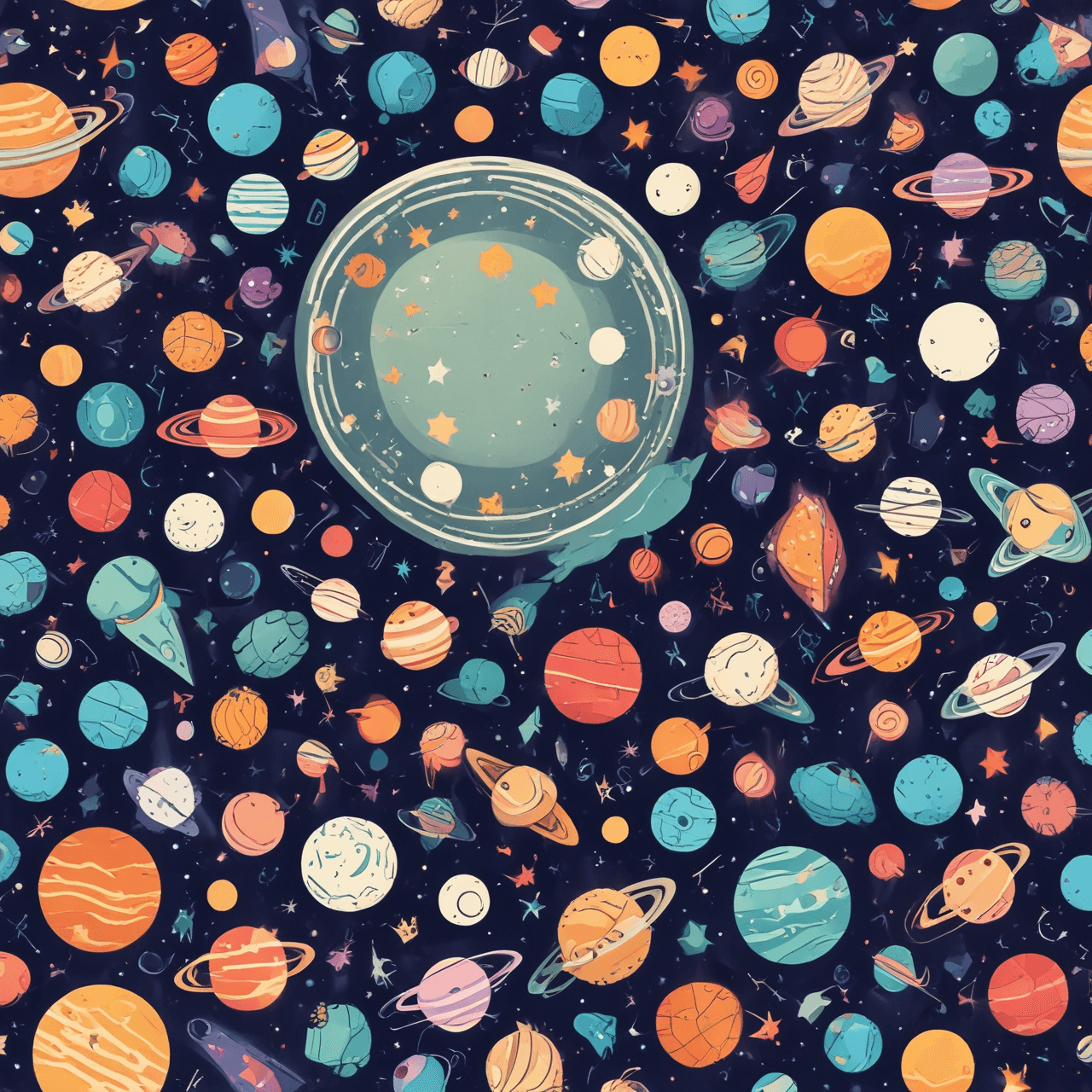 Space Cat Geometry Adventure game banner