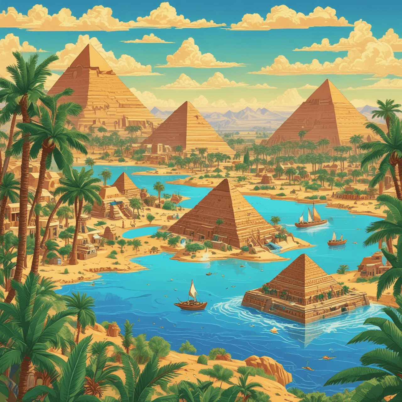 Egypt: Gift of the Nile Run game banner
