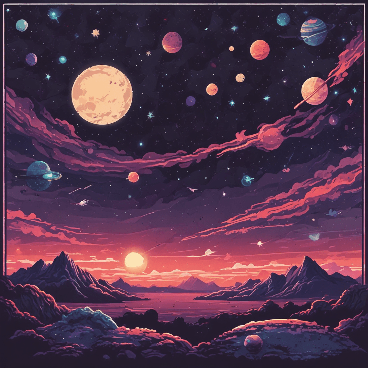 Cosmic Jump game banner