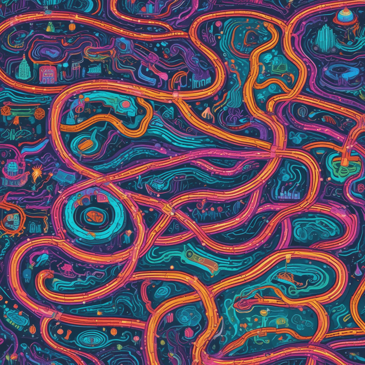 Cellular Circuit Race game banner