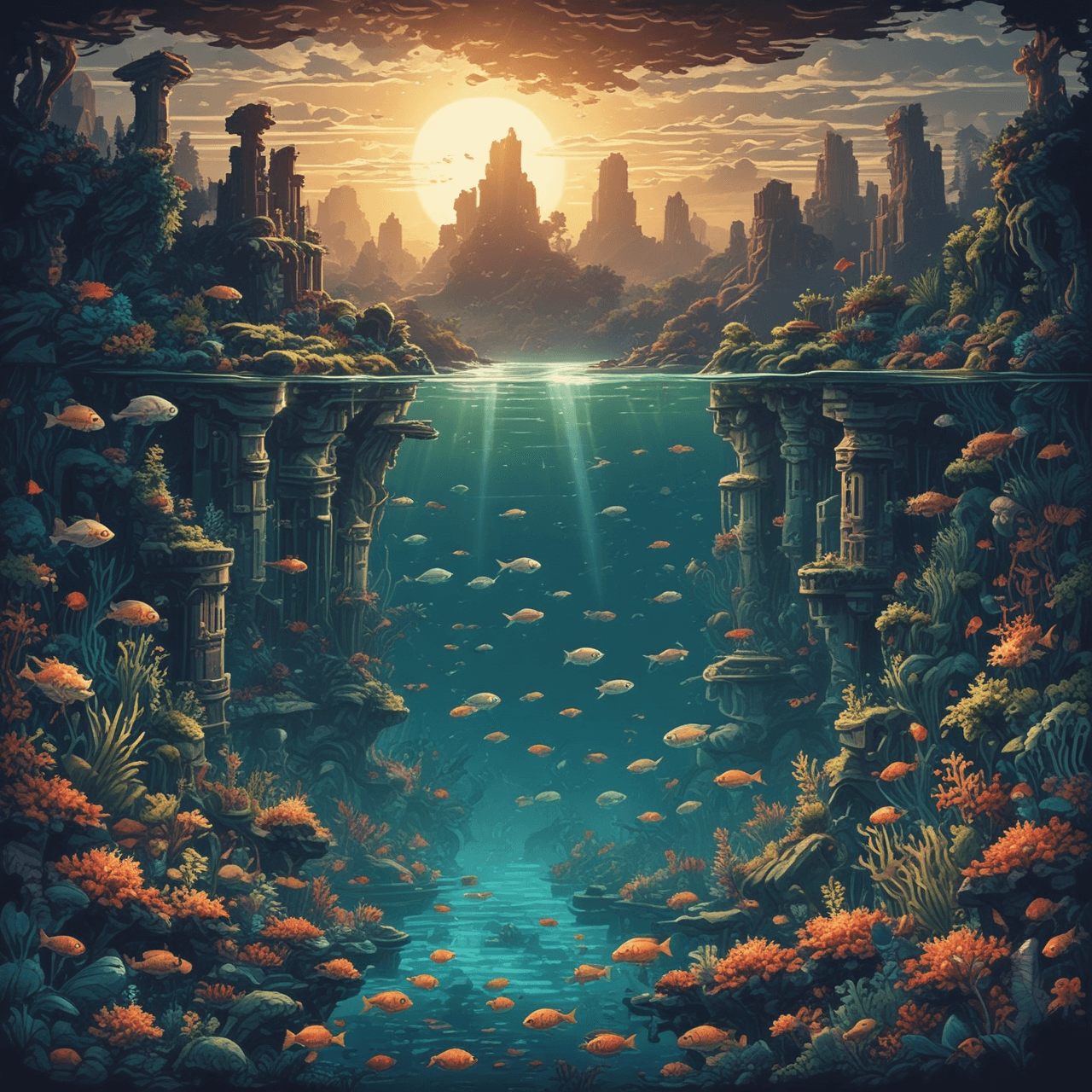 Muscle Reef Jump game banner