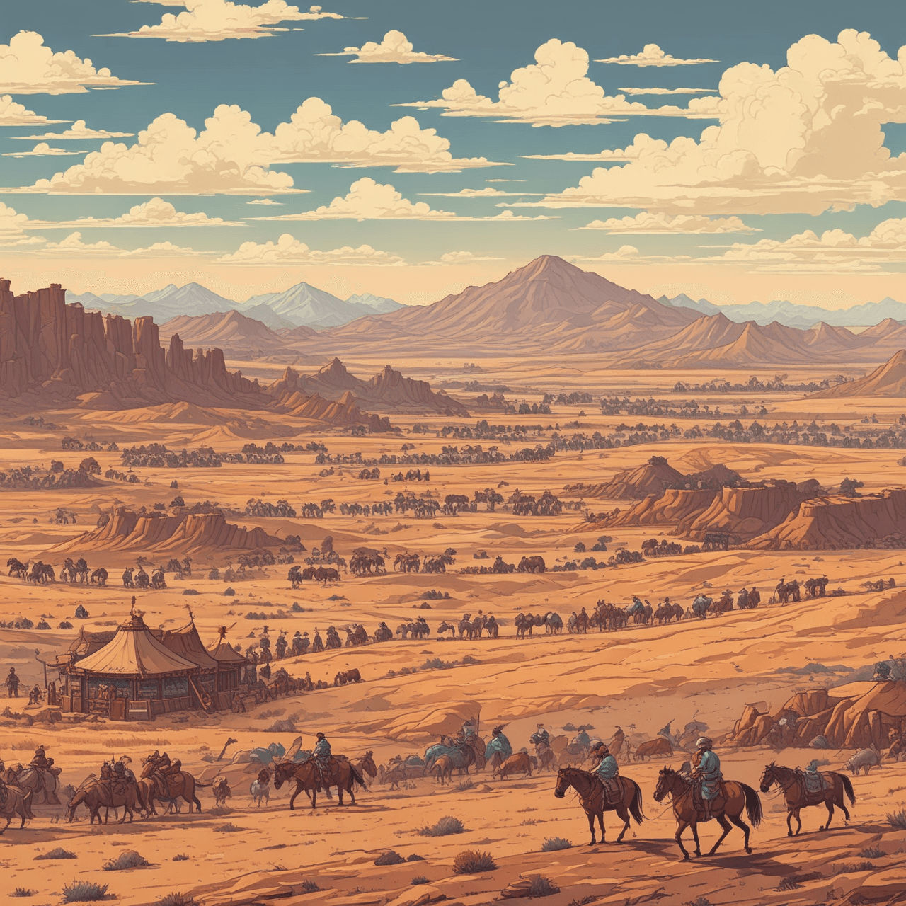 Бег по истории: Монгольская империя game banner