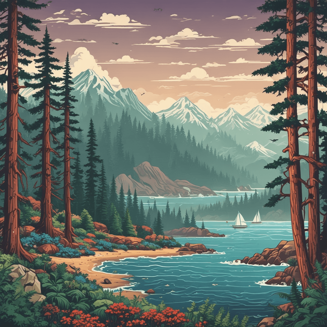 Salish Wisdom Race game banner