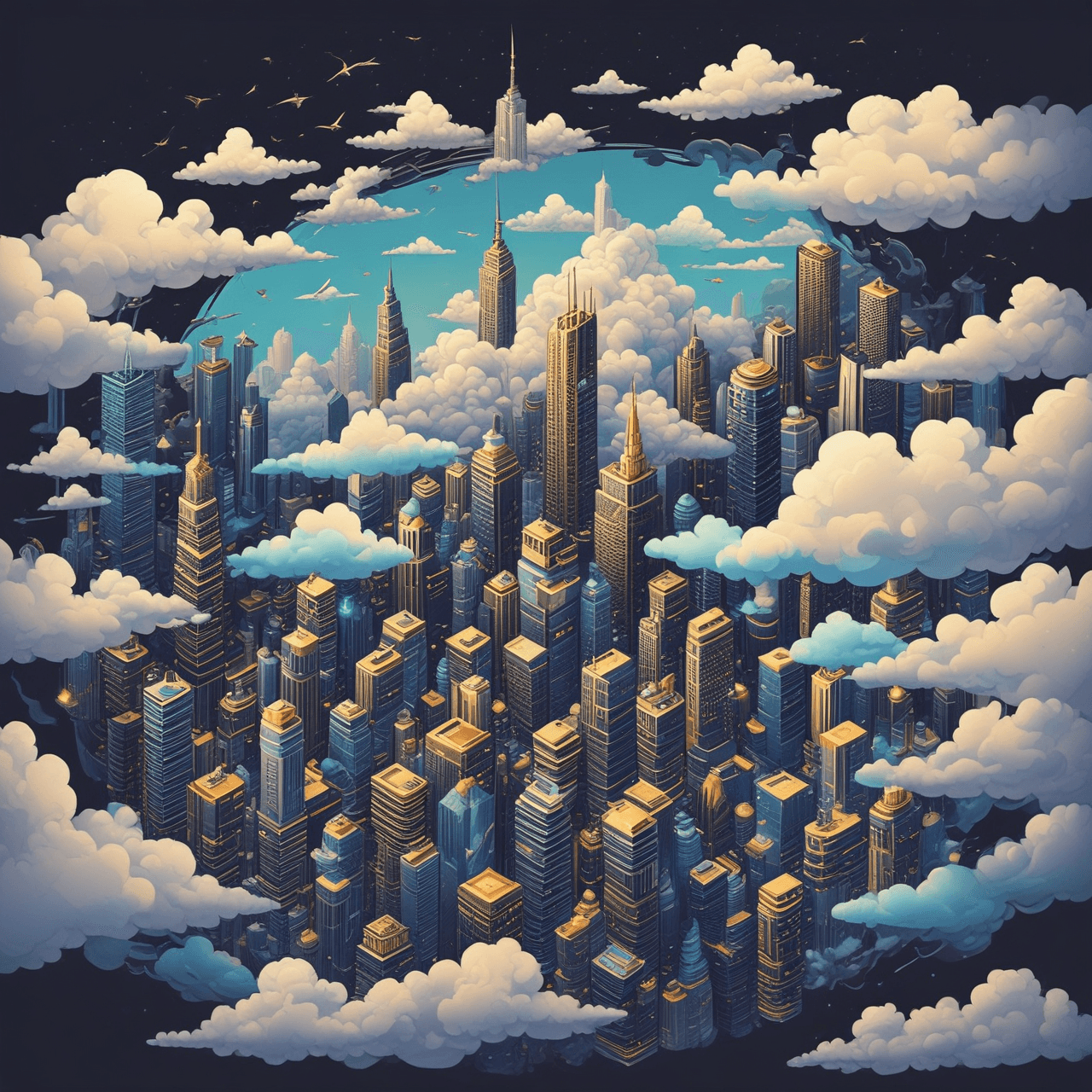 Economic Cloud Bridge game banner