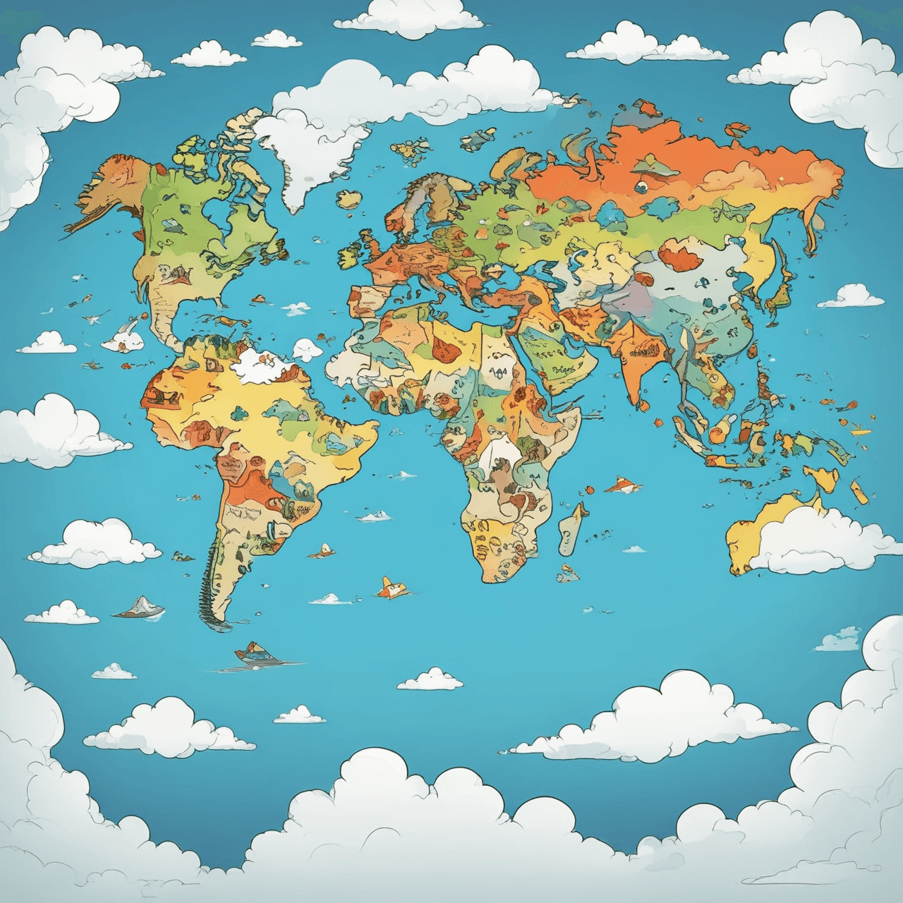 Continental Cloud Hop game banner