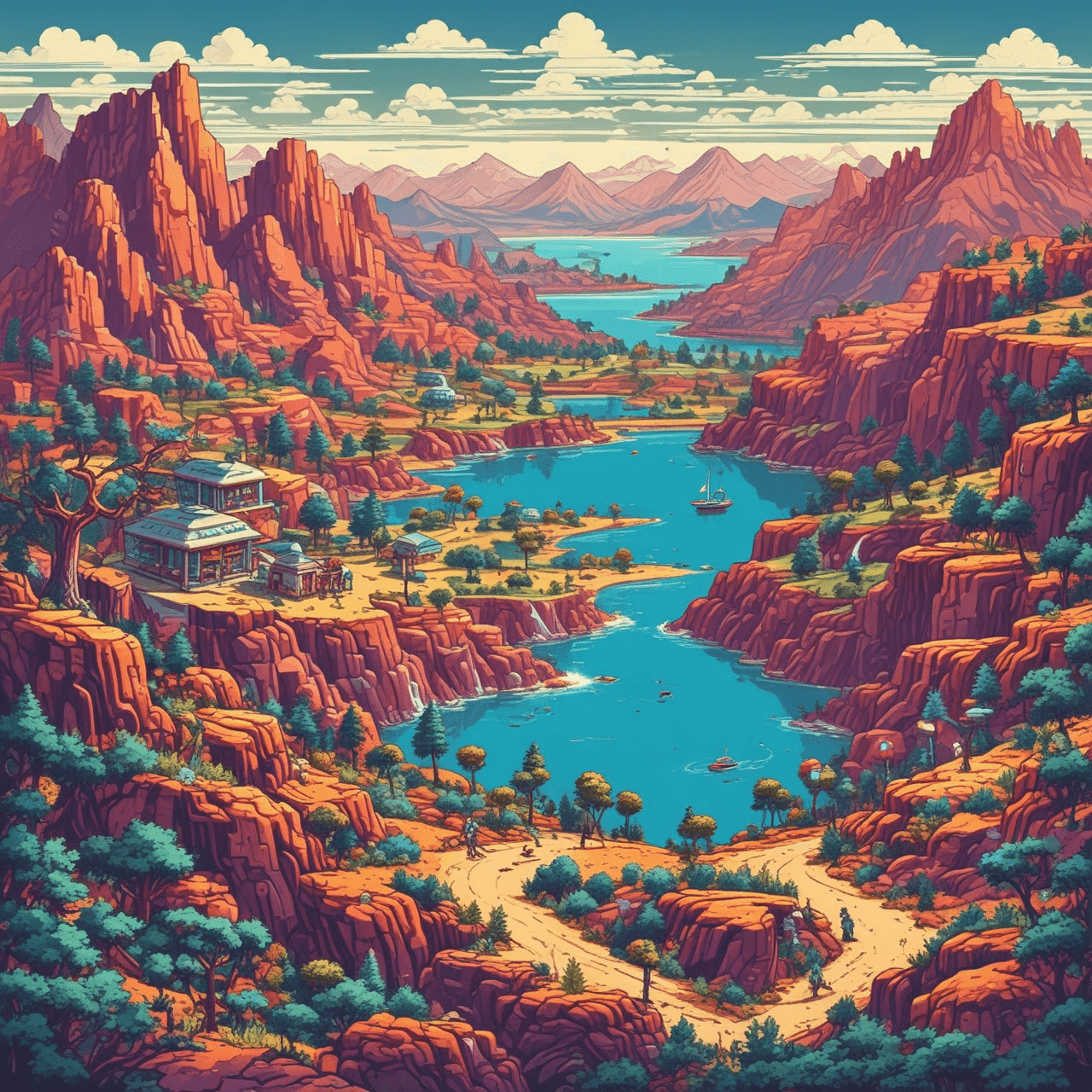 تحدي المسح الأرضي game banner