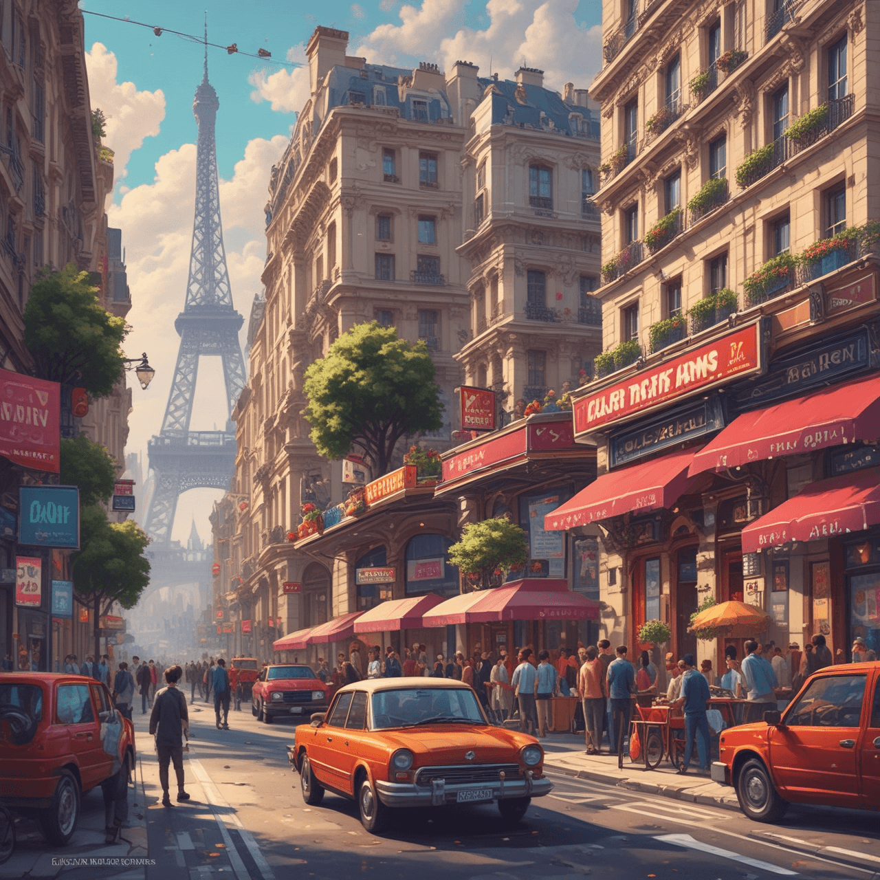 French Culture Dash game banner