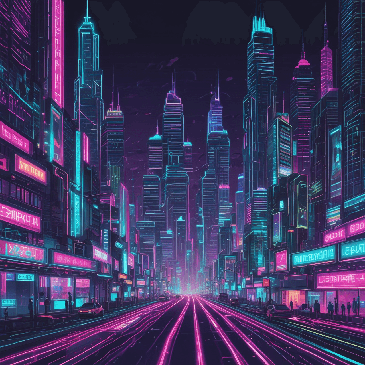 Neon Safe Choices Run game banner