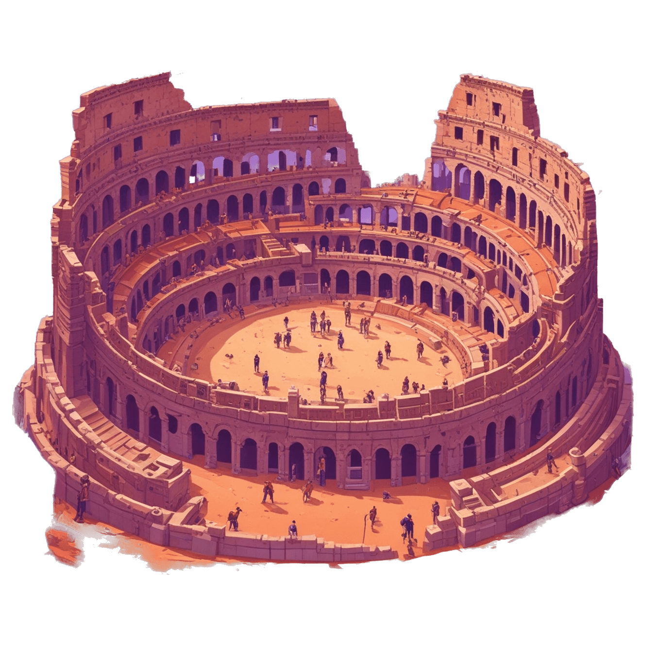 Colosseum Cloud Jump game banner