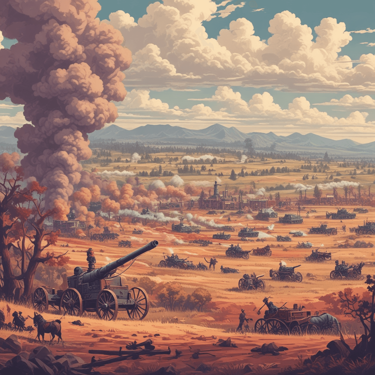 Civil War Jump game banner