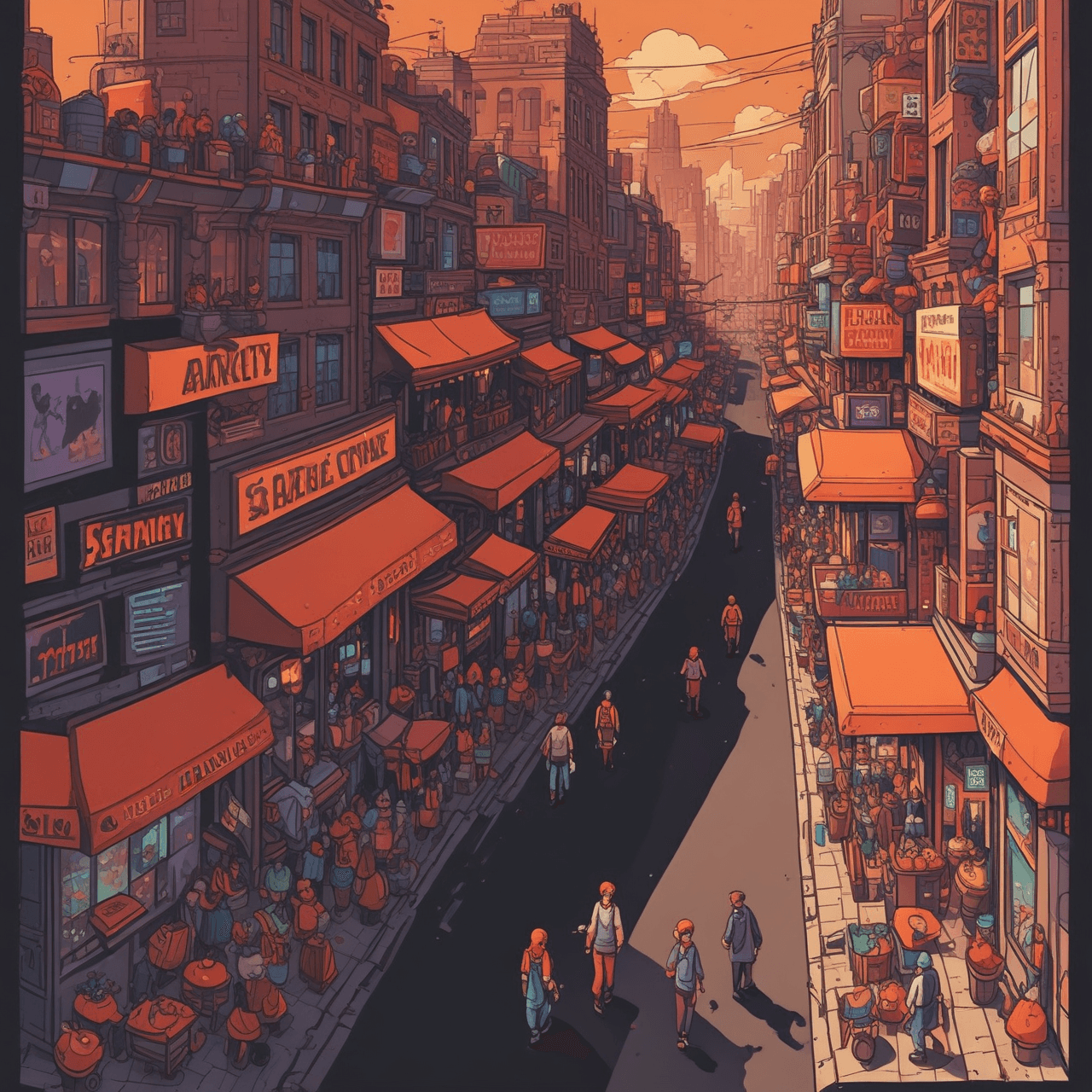 Scarcity City Run game banner