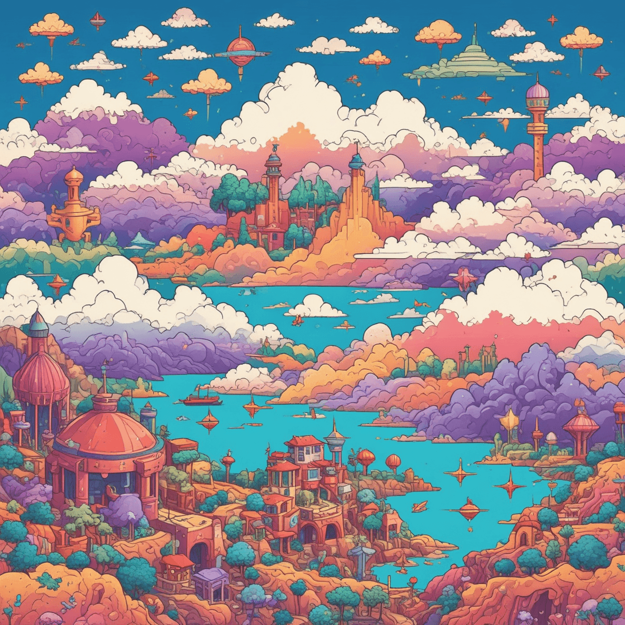 Directional Cloud Quest game banner