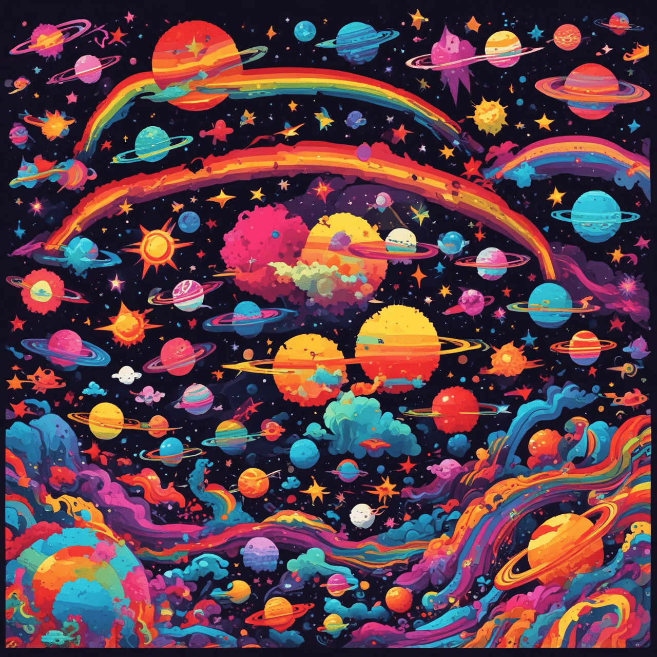 Cosmic Comrade Jump game banner