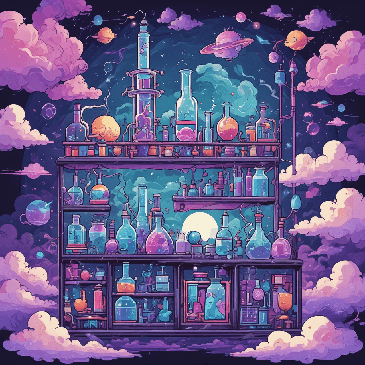 Science Cloud Bridge game banner