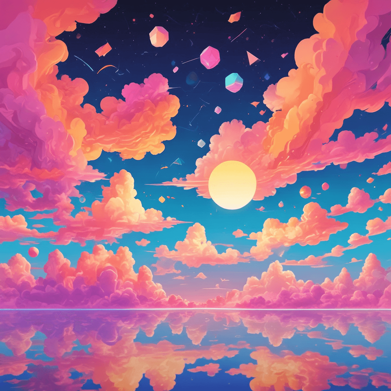 Math Cloud Hop: Grade 7 game banner