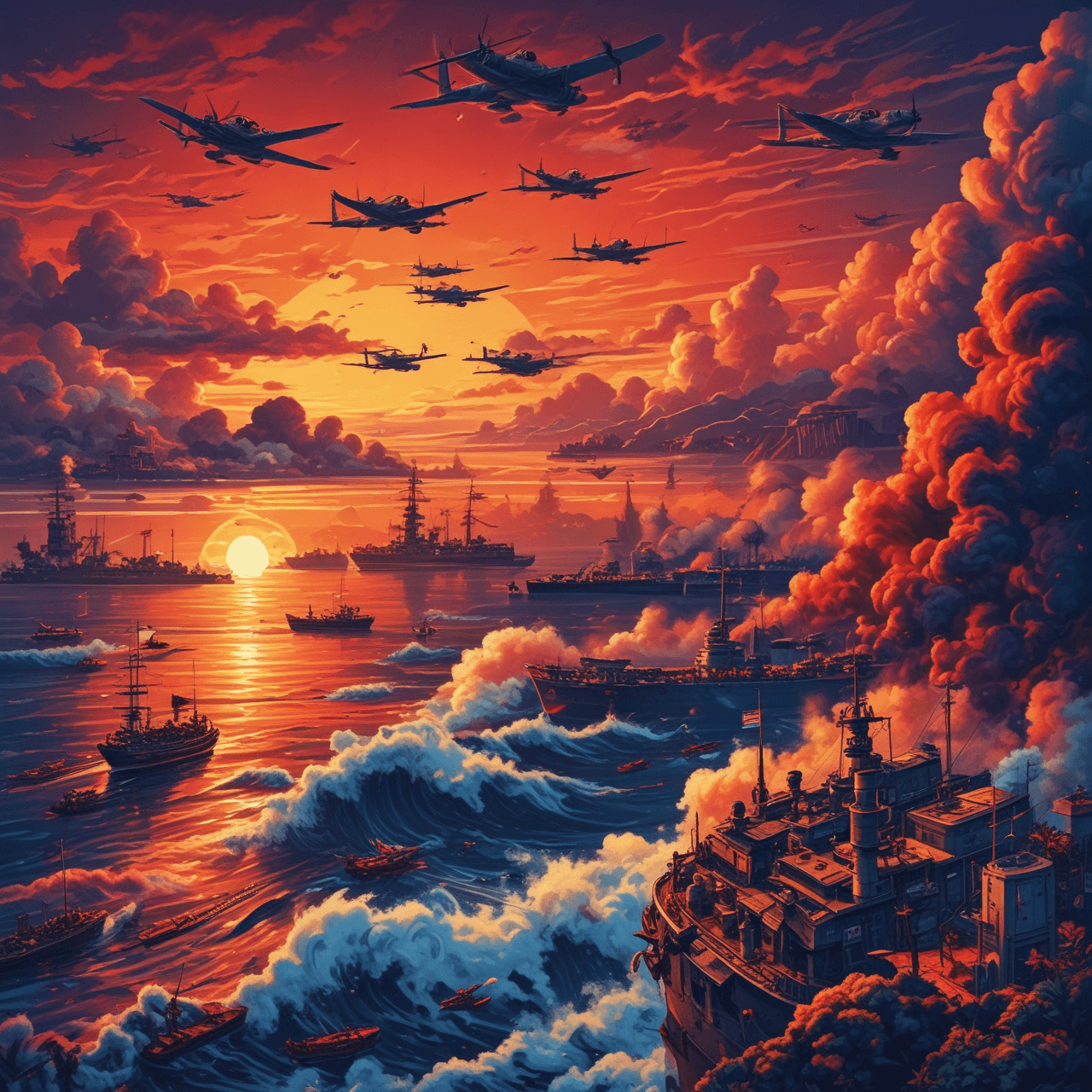 Pacific Fleet Run game banner