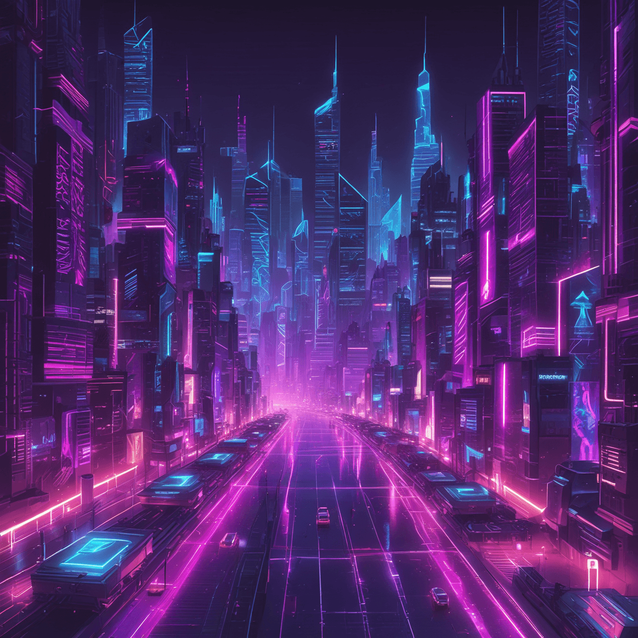 Neon Geometry Gauntlet game banner