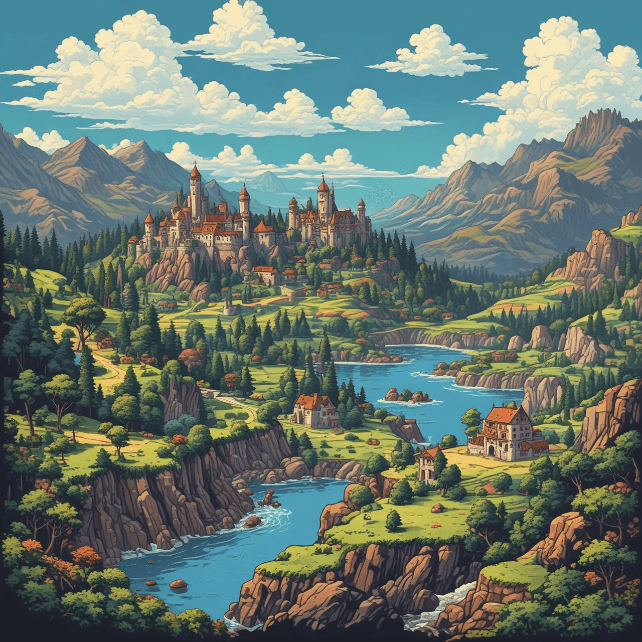 European History Cloud Bridge game banner