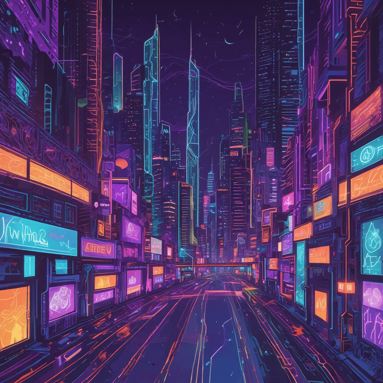 Bio-Neon Runner Quiz game banner