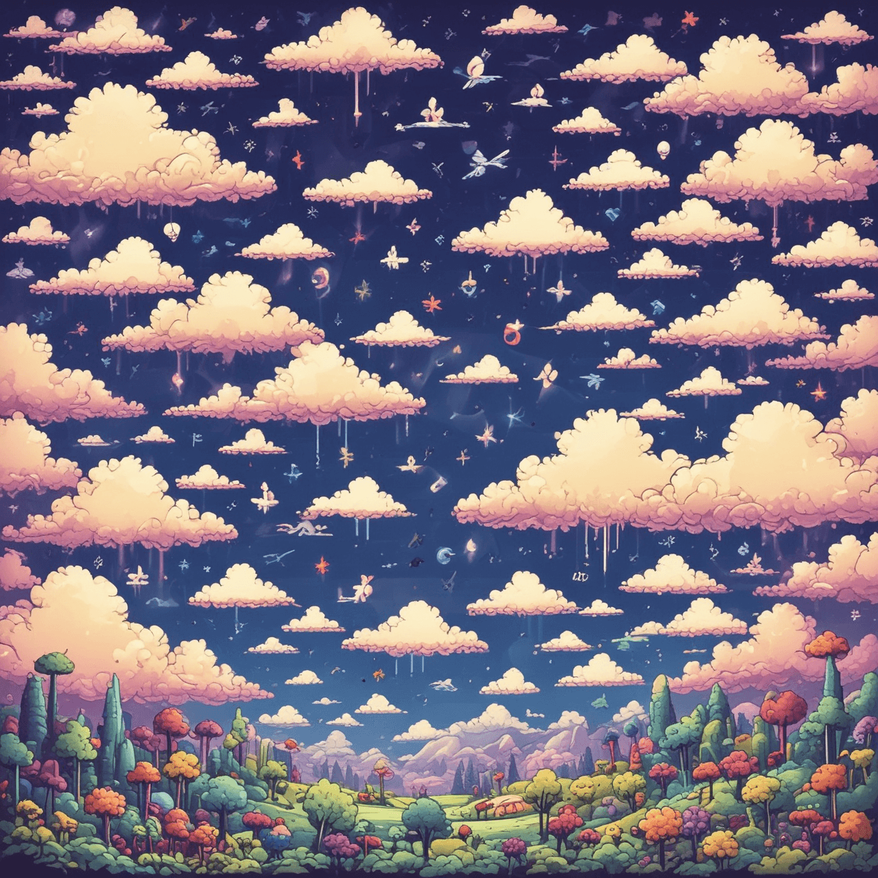 Jembatan Awan Perkalian game banner