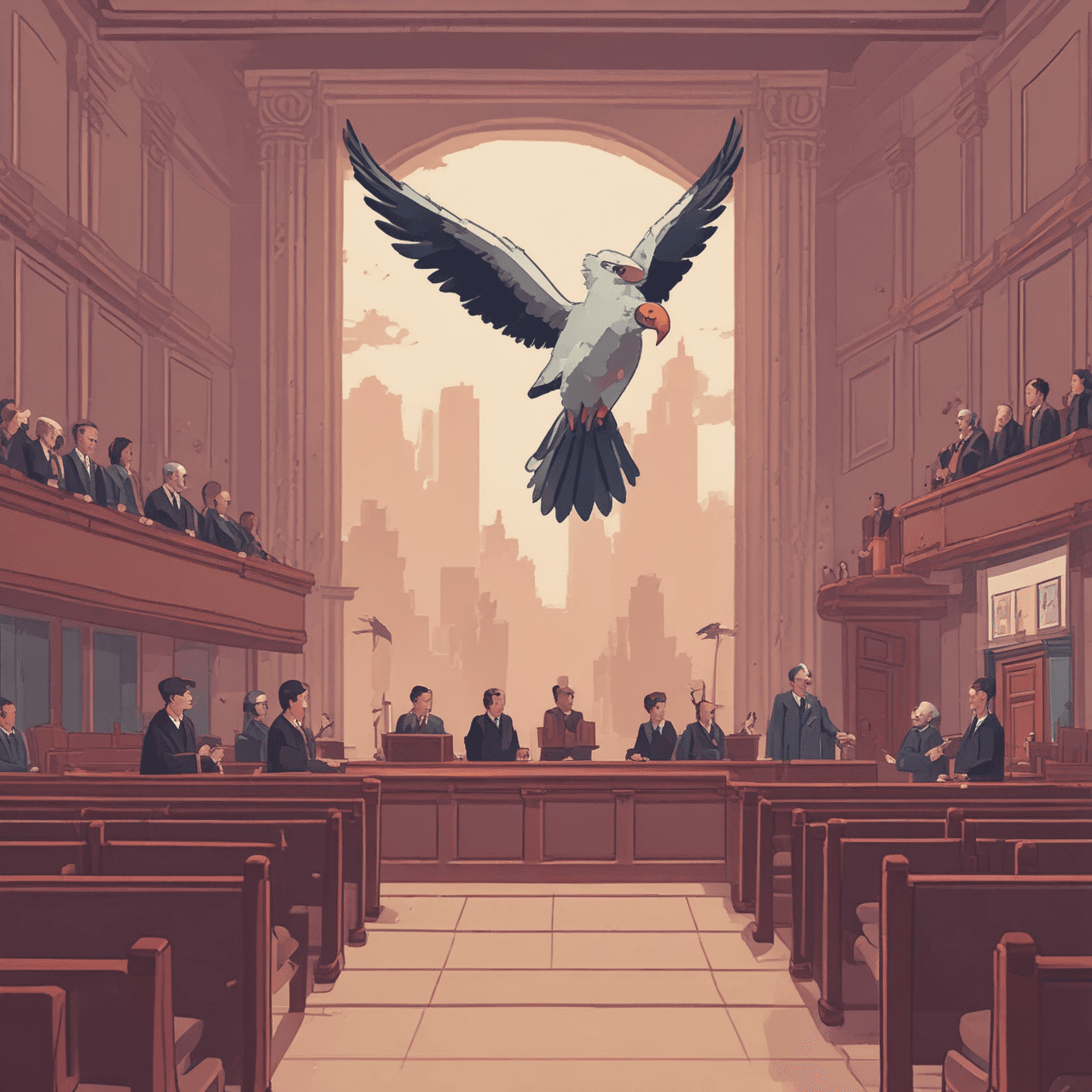 Bird Law Jump game banner