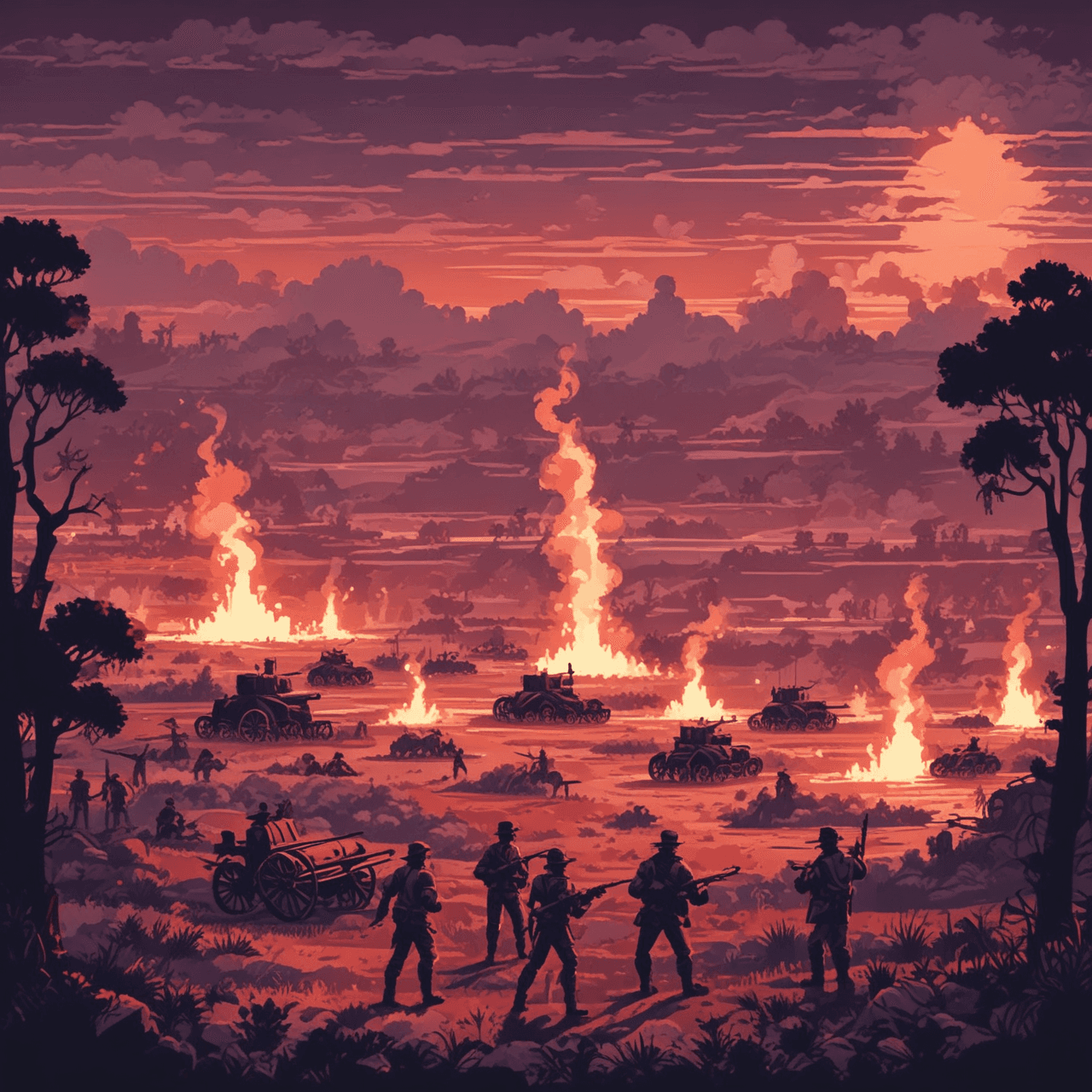 Civil War Jump game banner