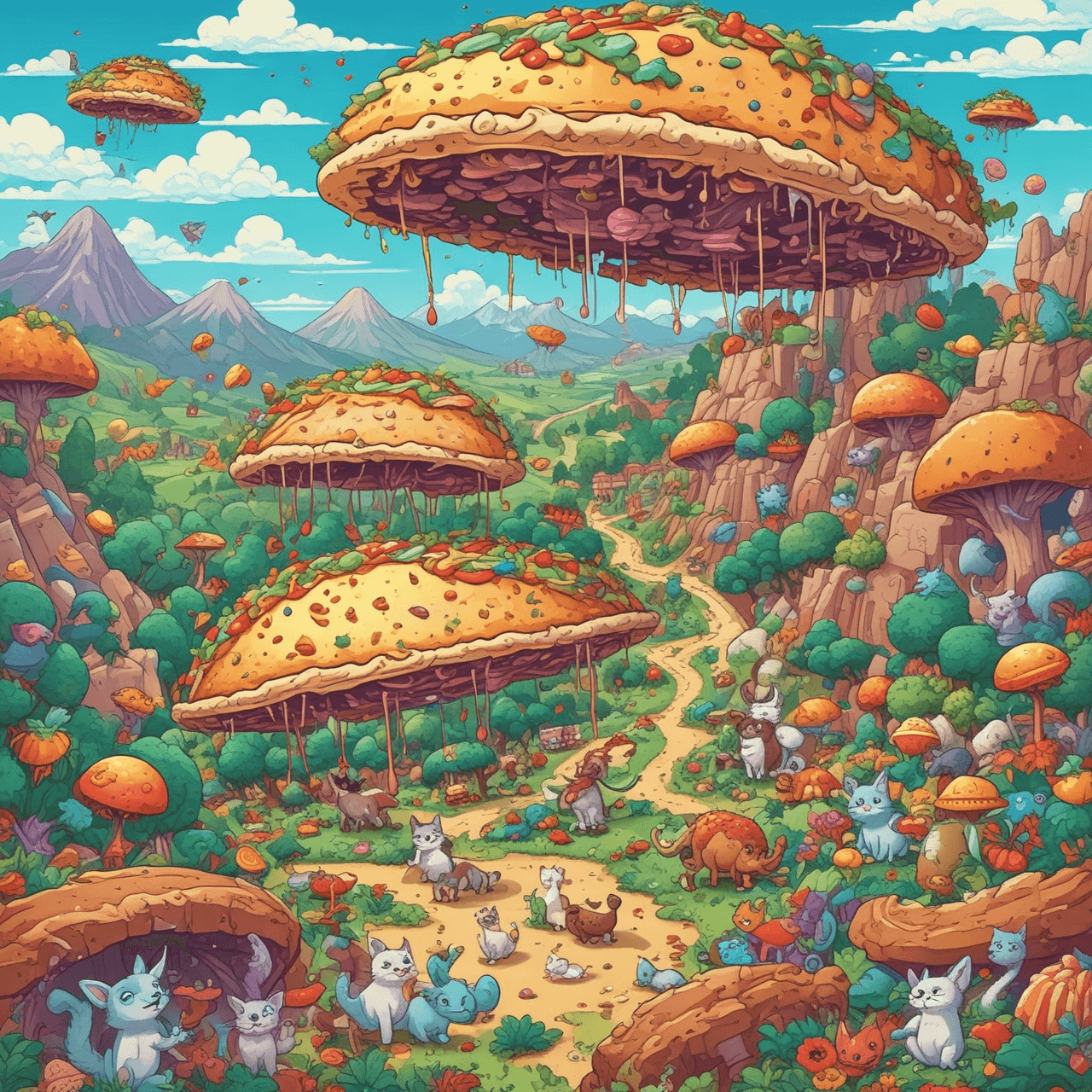 Taco Cat Ecosystem Race game banner