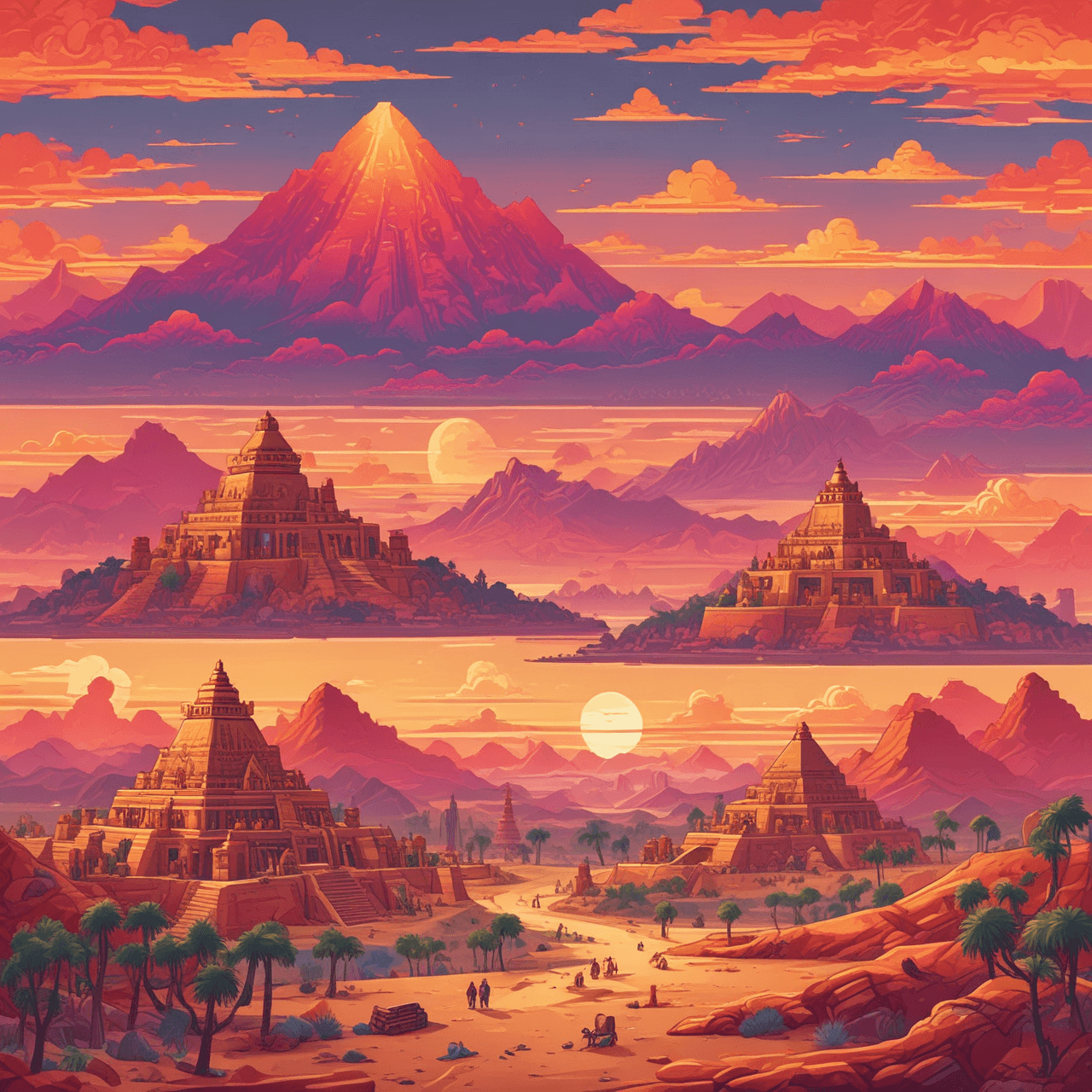 Ancient Civilizations Jetpack Quest game banner