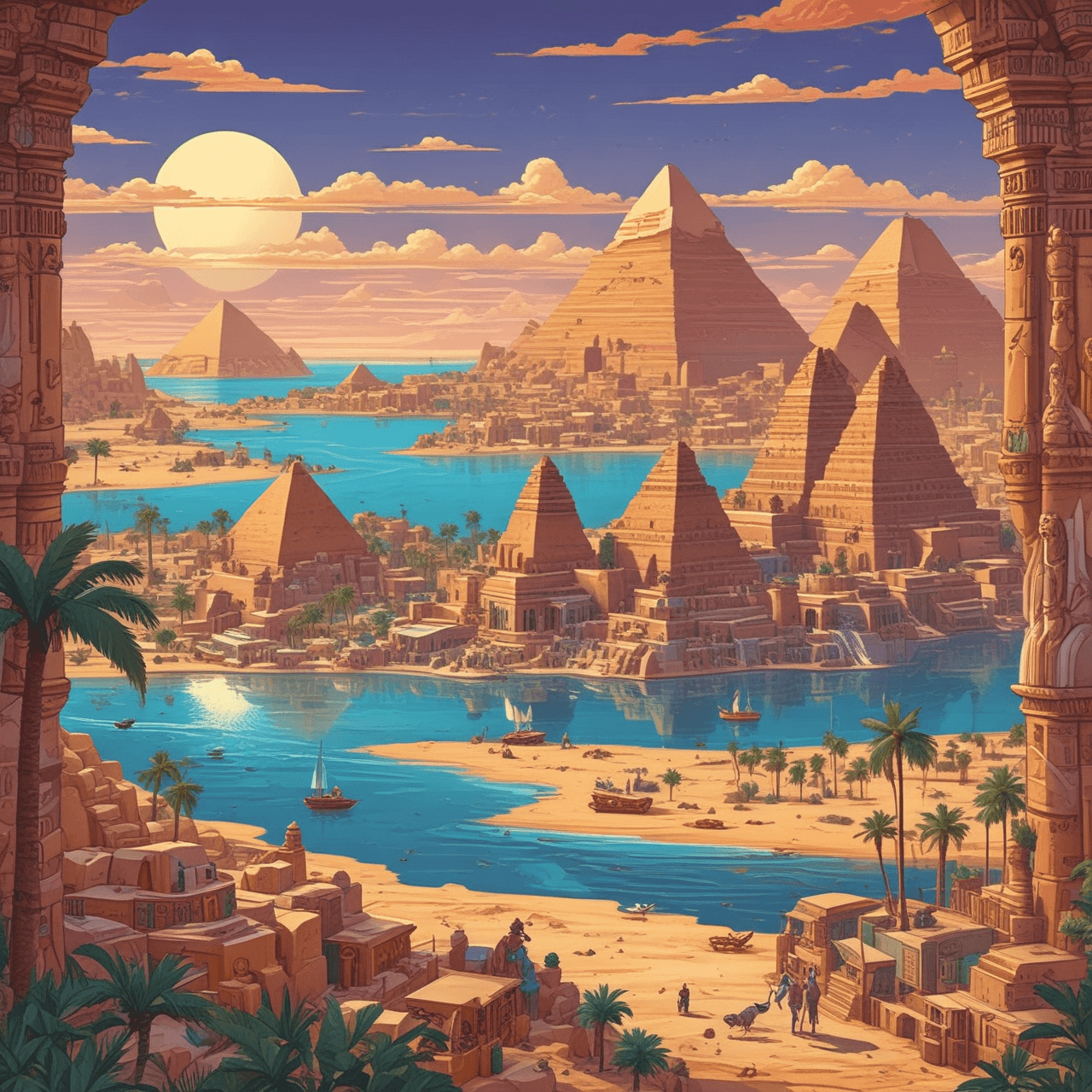 Pharaoh's Quest Quiz game banner