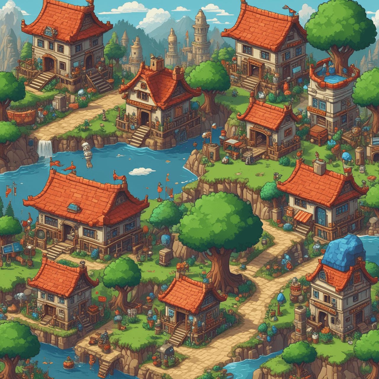 Burgen-Quiz-Abenteuer game banner