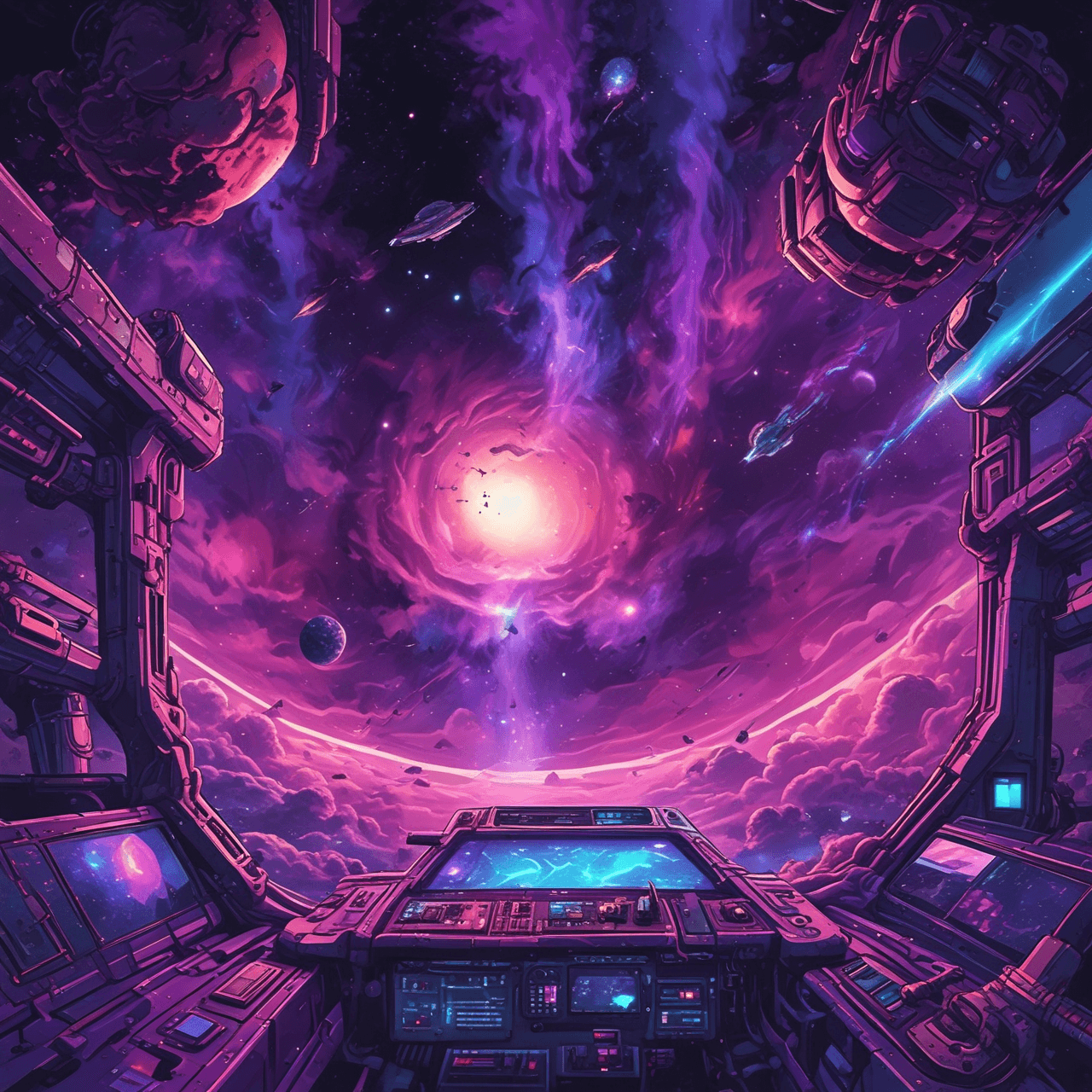 Galactic Tech Run game banner