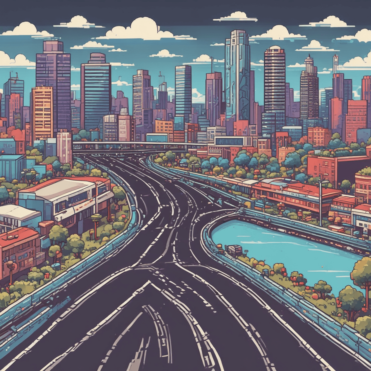 Business Race to Success game banner