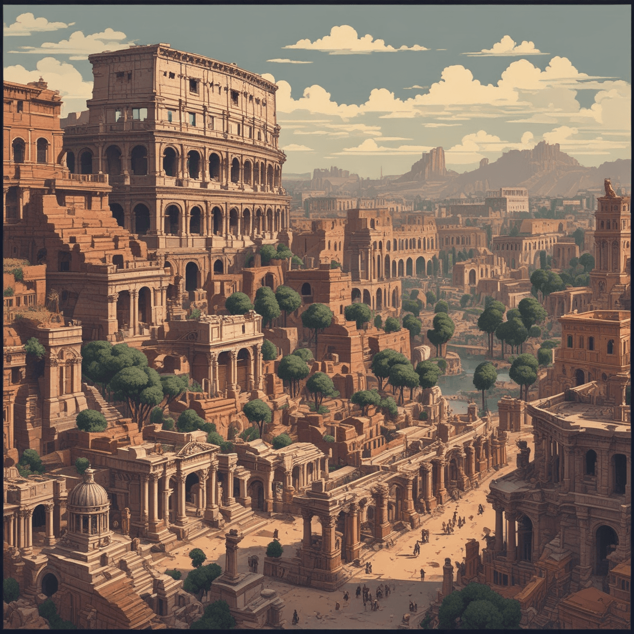 Roman Jump game banner