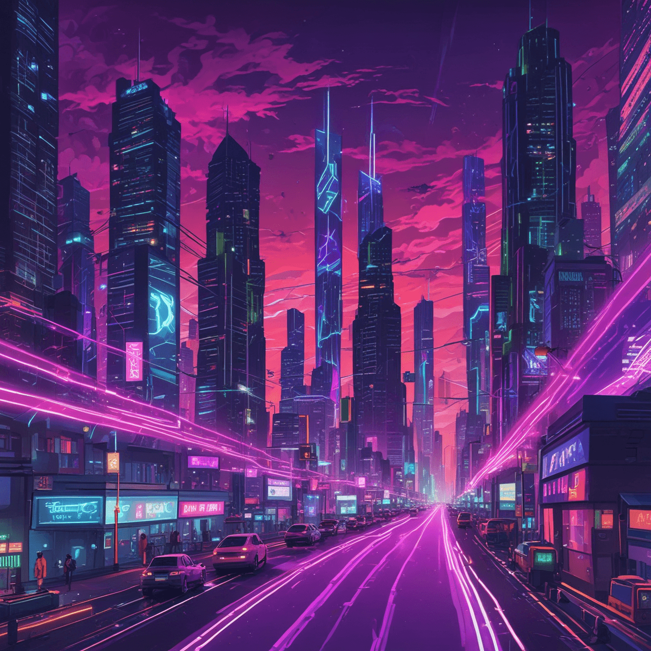 Neon Physics Dash game banner